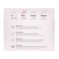 Eco Boom  Pure  Bamboo Sanitary Pads Regular 